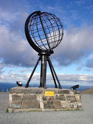 Globe du Nordkaap Globe du Nordkaap