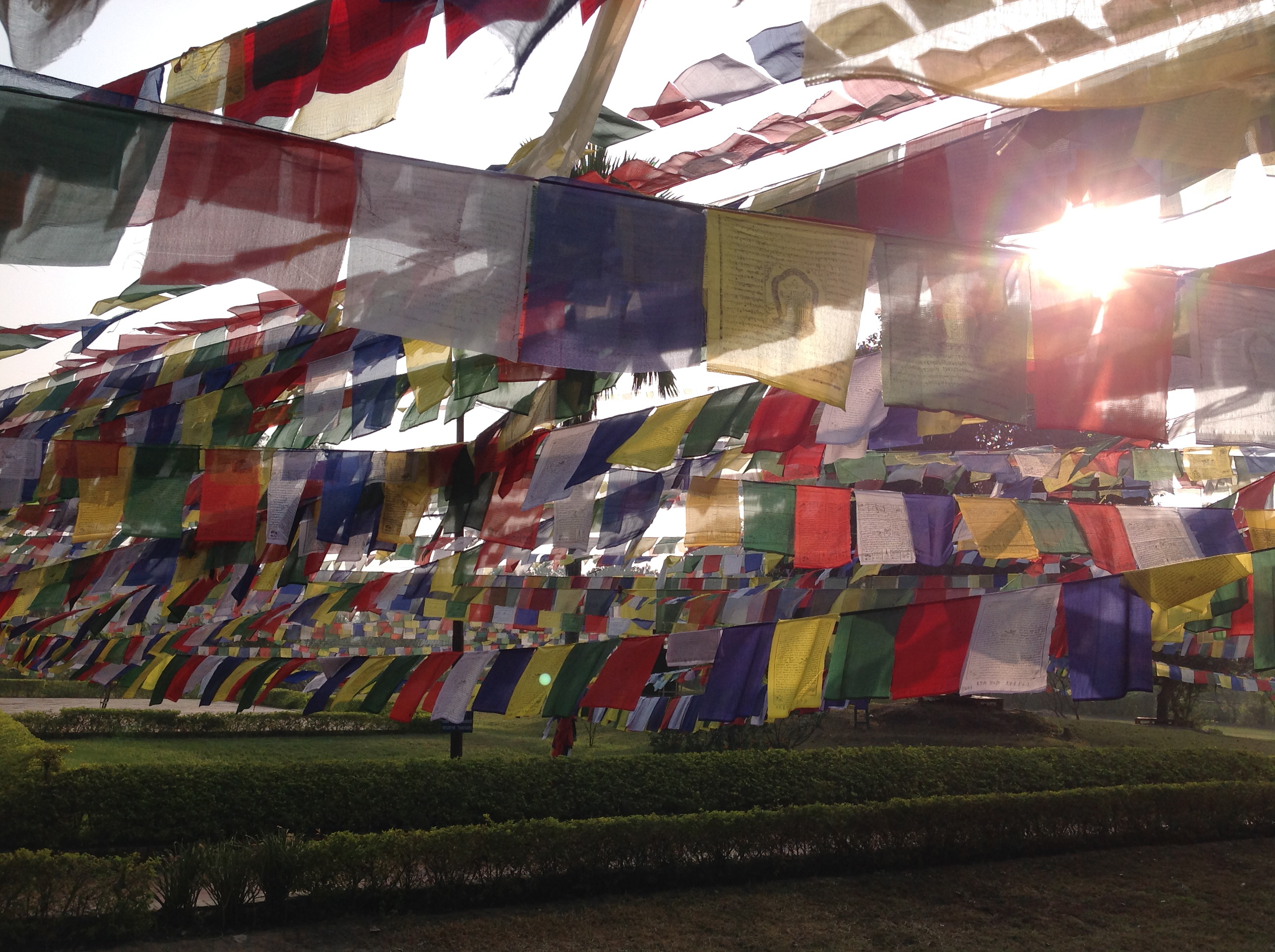Lumbini (Népal), lieu de naissance de Bouddha. © Yann YORO